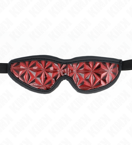 KINK - SERRE-TÊTE MOTIF DIAMANTS ROUGE 20,5 x 6 CM by KINK MASKED ALLURE