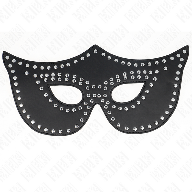 KINK - MASQUE EN CUIRETTE À RIVETS MODÈLE 2 30 x 12 CM by KINK MASKED ALLURE