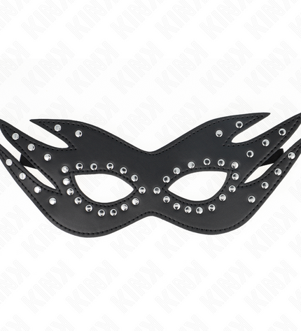 KINK - MASQUE EN CUIRETTE À RIVETS MODÈLE 3 26 x 9,5 CM by KINK MASKED ALLURE