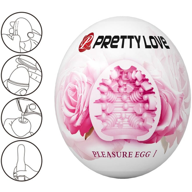 PRETTY LOVE - MASTURBATEUR POUR HOMME OEUF ROSE by PRETTY LOVE PARTY UP
