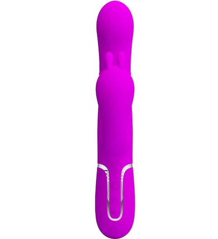 PRETTY LOVE - CAMMY TRIPLE VIBRATEUR MULTIFONCTION 4 EN 1 ROSE by PRETTY LOVE FLIRTATION