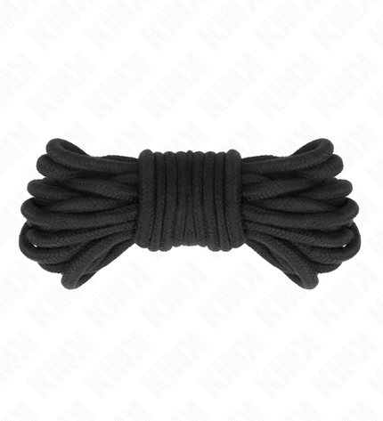 KINK - CORDE EN COTON 5 MÈTRES NOIR by KINK ROPE ARTS