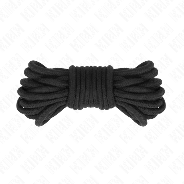KINK - CORDE EN COTON 5 MÈTRES NOIR by KINK ROPE ARTS