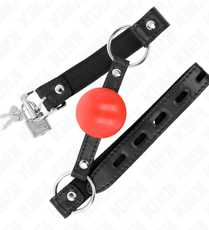 KINK - BALLE TPE ROUGE 4 CM BAG 60 x 2 CM by KINK COLLAR & GAG