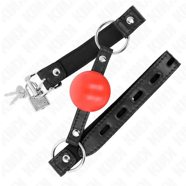KINK - BALLE TPE ROUGE 4 CM BAG 60 x 2 CM by KINK COLLAR & GAG