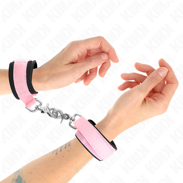 KINK - APPUI-POIGNETS RÉGLABLES EN NÉOPRÈNE ROSE RÉGLABLE 22-34 CM by KINK WRIST RESTRAINT