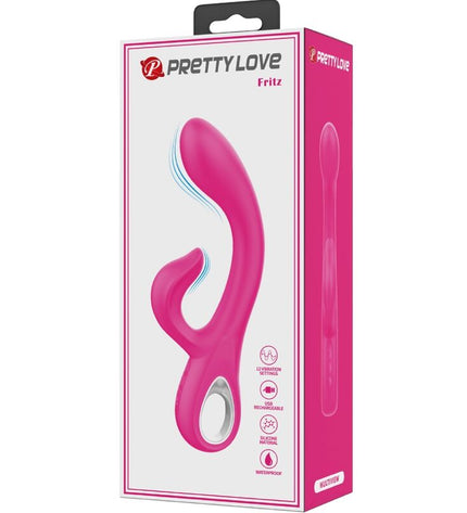 PRETTY LOVE - VIBRATEUR FRITZ RABBIT 12 VIBRATIONS ROSE by PRETTY LOVE FLIRTATION