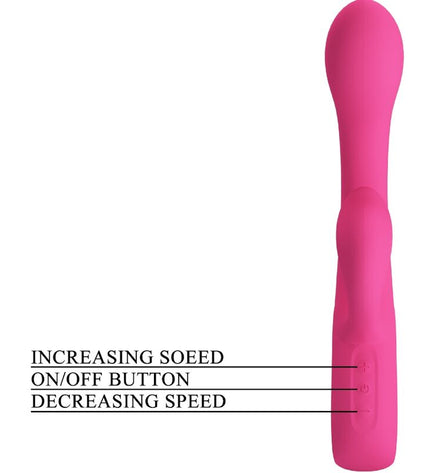 PRETTY LOVE - VIBRATEUR FRITZ RABBIT 12 VIBRATIONS ROSE by PRETTY LOVE FLIRTATION