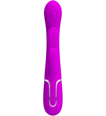PRETTY LOVE - SHANIA TRIPLE RABBIT VIBRATEUR MULTIFONCTION ROSE by PRETTY LOVE FLIRTATION