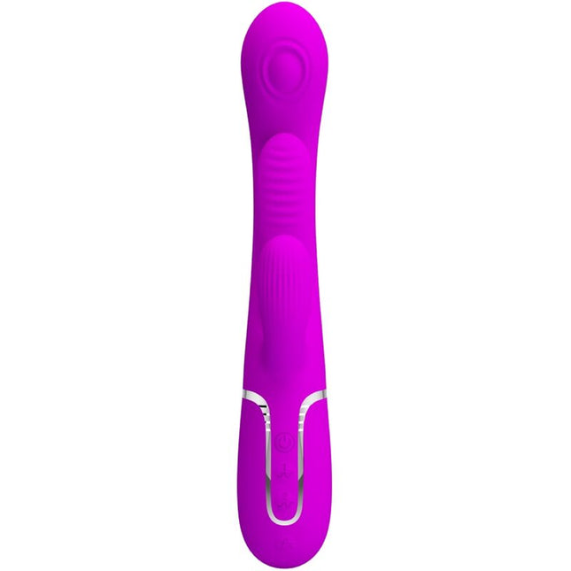 PRETTY LOVE - SHANIA TRIPLE RABBIT VIBRATEUR MULTIFONCTION ROSE by PRETTY LOVE FLIRTATION