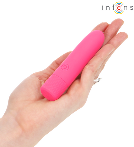 INTENSE - SYMONE BULLET VIBRANT RECHARGEABLE USB 8 VIBRATIONS ROSE 10 X 2,2 CM by INTENSE FUN TOYS