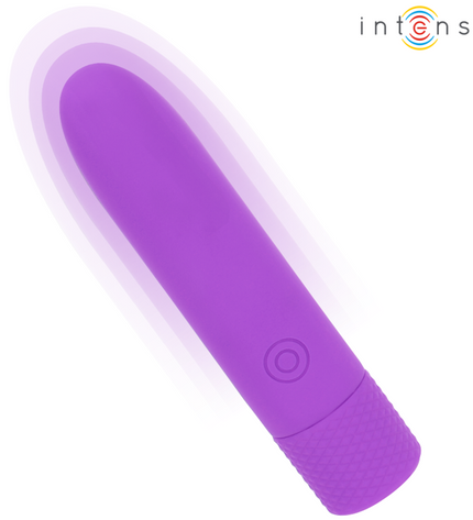 INTENSE - SYMONE BULLET VIBRANT RECHARGEABLE USB 8 VIBRATIONS VIOLET 10 X 2,2 CM by INTENSE FUN TOYS