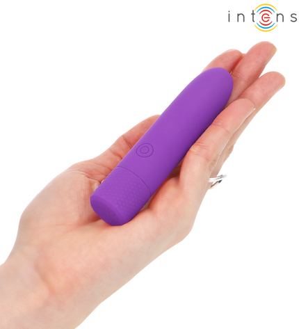 INTENSE - SYMONE BULLET VIBRANT RECHARGEABLE USB 8 VIBRATIONS VIOLET 10 X 2,2 CM by INTENSE FUN TOYS