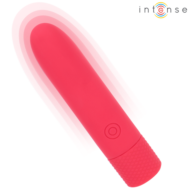 INTENSE - SYMONE BULLET VIBRANT RECHARGEABLE USB 8 VIBRATIONS ROUGE 10 X 2,2 CM by INTENSE FUN TOYS