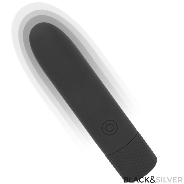 BLACK & SILVER - GERI BULLET VIBRANT RECHARGEABLE USB 8 VIBRATIONS NOIR 10 X 2,2 CM by BLACK&SILVER