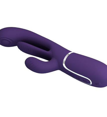 PRETTY LOVE - SHANIA TRIPLE RABBIT VIBRATEUR MULTIFONCTION VIOLET by PRETTY LOVE