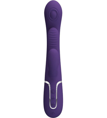 PRETTY LOVE - SHANIA TRIPLE RABBIT VIBRATEUR MULTIFONCTION VIOLET by PRETTY LOVE
