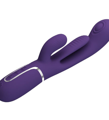 PRETTY LOVE - SHANIA TRIPLE RABBIT VIBRATEUR MULTIFONCTION VIOLET by PRETTY LOVE