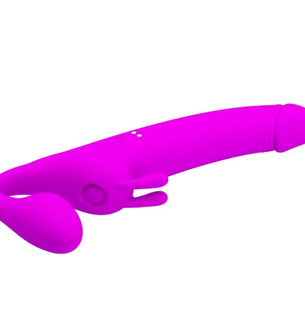 PRETTY LOVE - ZANINI STRAPLESS STRAP-ON 10 VIBRATIONS VIOLET by PRETTY LOVE PARTY UP