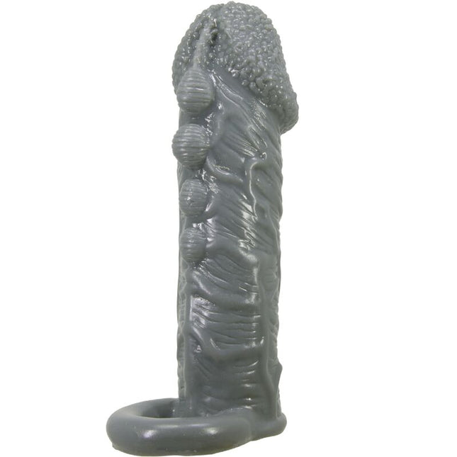 PRETTY LOVE - AGRANDISSEUR DE PÉNIS RÉALISTE ET MANCHON DE RETARDEMENT GRIS by PRETTY LOVE