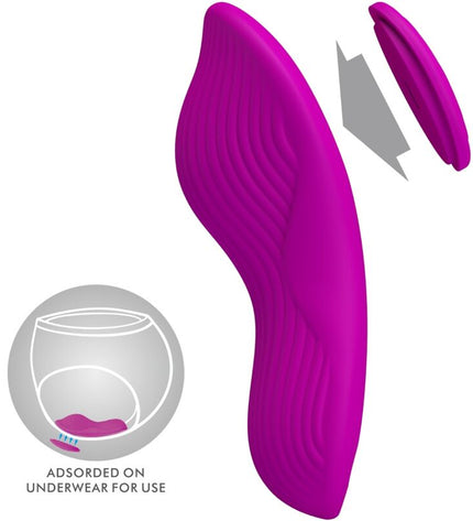 PRETTY LOVE - ROMARIO STIMULATEUR DE CLITORIS À LAY-ON TÉLÉCOMMANDE ROSE by PRETTY LOVE PARTY UP