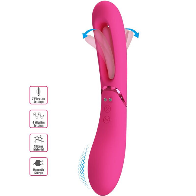 ROMANCE - VIBRATEUR POINT G LEXIE 7 VIBRATIONS ROSE by ROMANCE