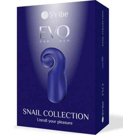 SNAIL VIBE - EVO POUR LUI MASTURBATEUR HOMME SLIDE NROLL BLEU FONCÉ by SNAIL VIBE