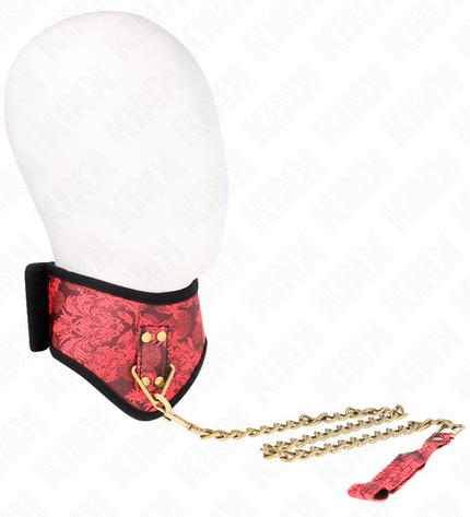 KINK - COLLIER MODÈLE SCANDALE AVEC BRACELET DENTELLE 75 CM 44 X 10 CM by KINK COLLAR & GAG