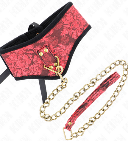 KINK - COLLIER MODÈLE SCANDALE AVEC BRACELET DENTELLE 75 CM 44 X 10 CM by KINK COLLAR & GAG