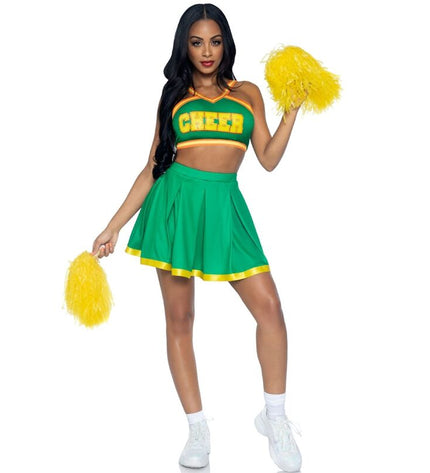 LEG AVENUE - COSTUME POM-POM GIRLS VERT S/M by LEG AVENUE COSTUMES