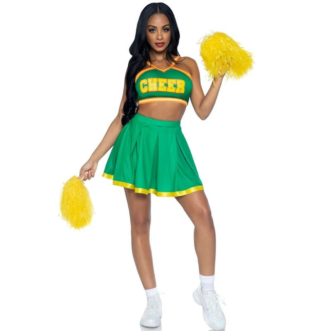 LEG AVENUE - COSTUME POM-POM GIRLS VERT M/L by LEG AVENUE COSTUMES