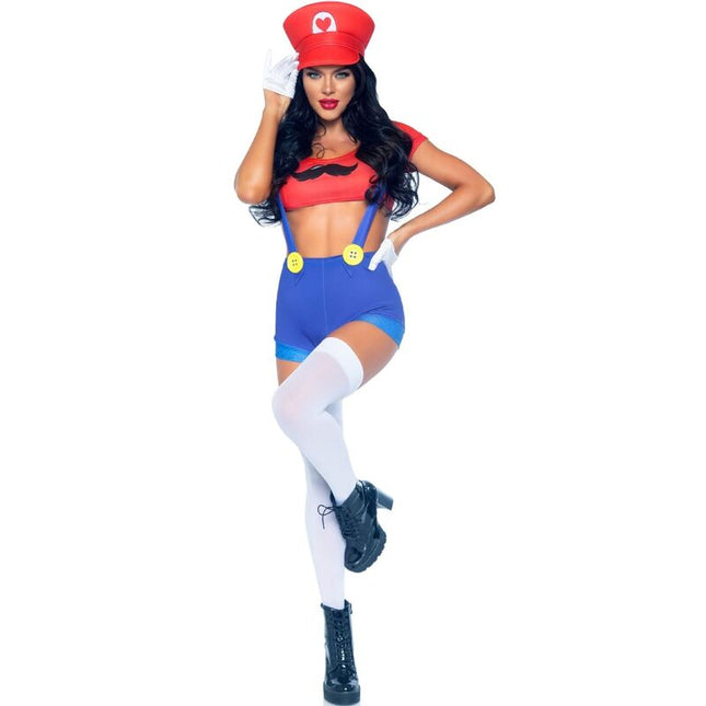 LEG AVENUE - COSTUME SEXY MARIO BROS ROUGE/BLEU M by LEG AVENUE COSTUMES