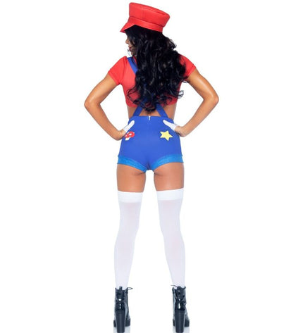 LEG AVENUE - COSTUME SEXY MARIO BROS ROUGE/BLEU M by LEG AVENUE COSTUMES