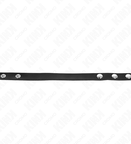 KINK - ANNEAU PÉNIS EN CUIR AVEC FERMETURE À PRESSION 21,5 X 1,5 CM by KINK RING POWER