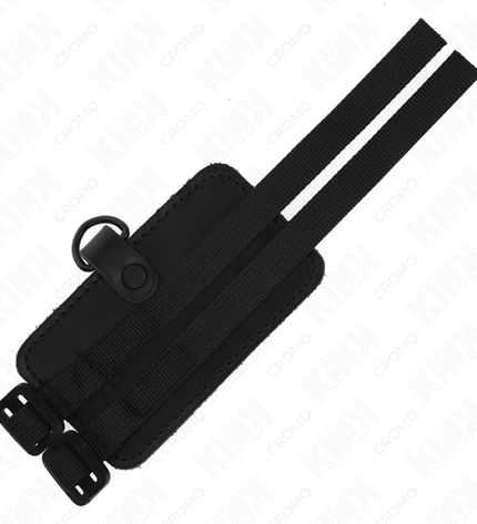 KINK - ANNEAU PÉNIS EN CUIR AVEC SANGLES RÉGLABLES by KINK RING POWER