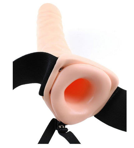FETISH FANTASY SERIES - 19 CM CREUSE SANGLE-ON NATUREL - Concombre Boutique