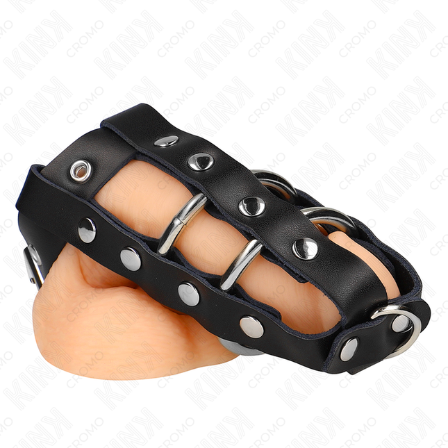 KINK - CAGE À PÉNIS RÉGLABLE AVEC SERRURE by KINK RING POWER