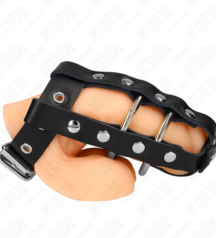 KINK - CAGE À PÉNIS RÉGLABLE AVEC SERRURE by KINK RING POWER