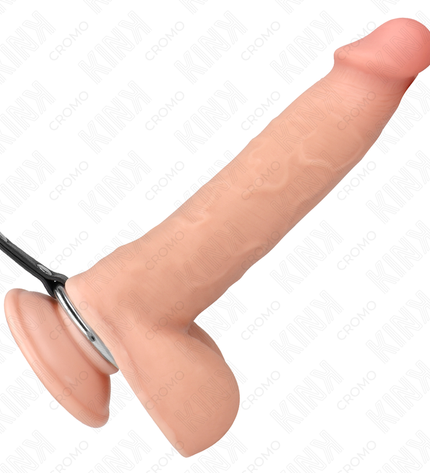 KINK - ANNEAU PÉNIS EN MÉTAL AVEC CHAÎNE ET PINCES À MAMELON RÉGLABLES by KINK RING POWER