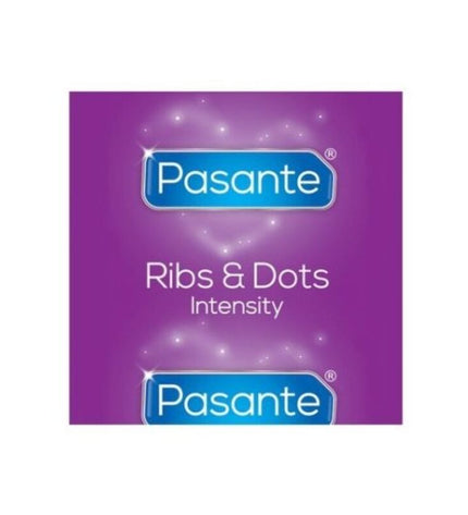 PASANTE - PRÉSERVATIFS INTENSITÉ RIBS & DOTS 144 UNITÉS by PASANTE