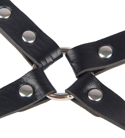 SUBBLIME - 953690 MENOTTES AVEC CEINTURE DE BONDAGE NOIRE TAILLE UNIQUE by SUBBLIME FETISH