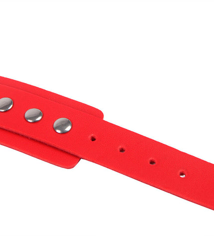 SUBBLIME - 953706 MENOTTES AVEC CEINTURE DE BONDAGE ROUGE TAILLE UNIQUE by SUBBLIME FETISH