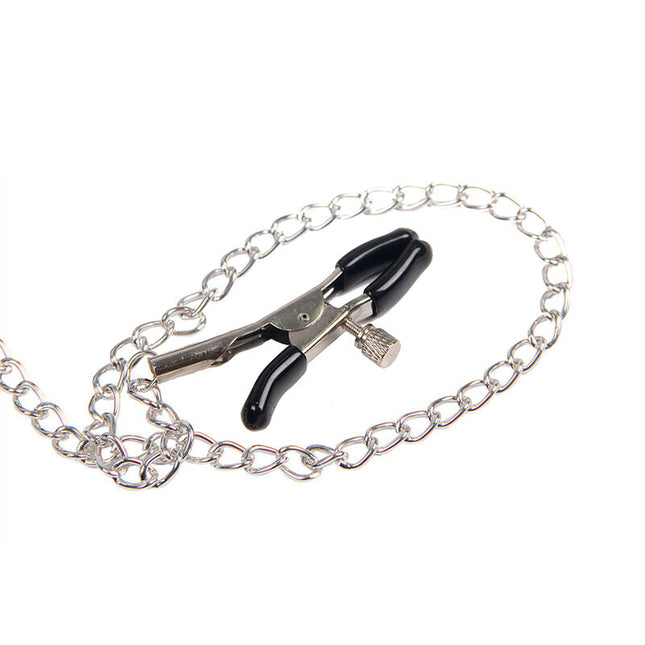 SUBBLIME - 953720 PINCES À SEINS EN CUIR BONDAGE NOIRES TAILLE UNIQUE by SUBBLIME FETISH