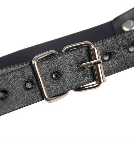 SUBBLIME - 953720 PINCES À SEINS EN CUIR BONDAGE NOIRES TAILLE UNIQUE by SUBBLIME FETISH