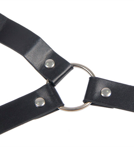SUBBLIME - 953720 PINCES À SEINS EN CUIR BONDAGE NOIRES TAILLE UNIQUE by SUBBLIME FETISH