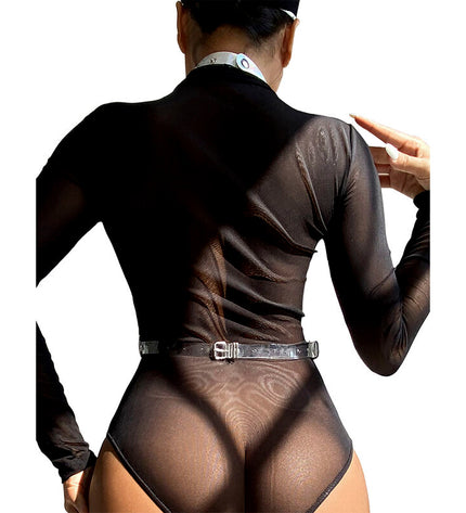 SUBBLIME - 953737 HARNAIS DE POITRINE AVEC ANNEAUX ET CHAÎNES ARGENT TAILLE UNIQUE by SUBBLIME FETISH