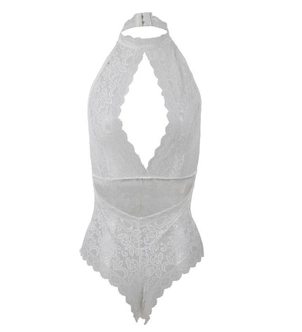 SUBBLIME - 953867 BODY DENTELLE BLANC L/XL by SUBBLIME BODYSTOCKINGS