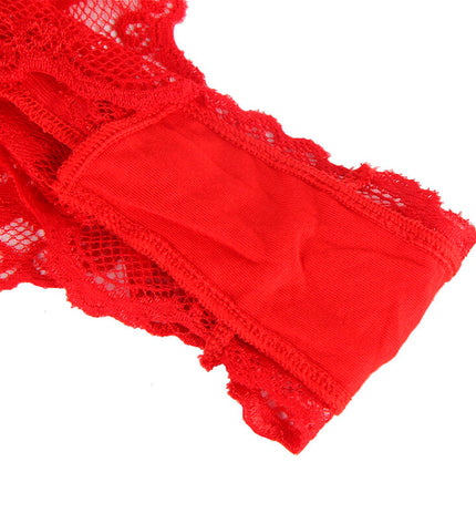 SUBBLIME - 953980 BODY SEXY A VOLANTS + CEINTURE ROUGE L/XL by SUBBLIME BODIES