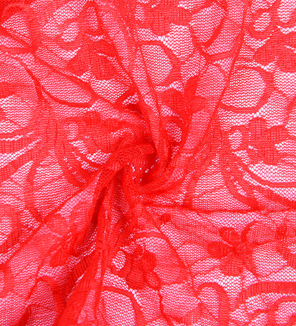 SUBBLIME - 954215 BABYDOLL EN DENTELLE À BRETELLES RÉGLABLES ROUGE L/XL by SUBBLIME BABYDOLLS