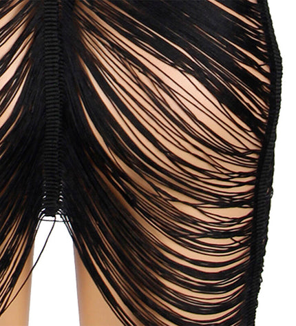 SUBBLIME - 954222 ROBE À BRETELLES + STRING NOIR S/M by SUBBLIME SETS